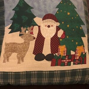 Christmas Santa Rudolph Pillow